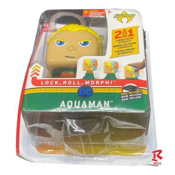 ⚡AQUAMAN Lock N‎ Roll Pals 2in1 Hybrid Figure To Vehicle DC Figure Super Hero⚡ - Picture 3 of 7